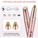 Rechargeable Electric Eyebrow Hair Remover for Women - Painless Hair Removal Razor with 2 Replacement Heads - Buy Online on GoSupps.com
