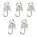 FEIlei Embossed Nail Charms 3D Scorpion Nail Art Accessories for DIY Nail Art Design Nail Art Decoration Jewelry Making