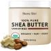 Buena Skin Pure Unrefined Raw Shea Butter 1lb - USDA Certified Grade A Ivory African Shea Butter for DIY Creams, Lotions, and Hair Care - Buy Online on GoSupps.com