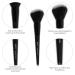 Premium Black Make-Up Brush Set | Egg Cleaner Face Peeling Hyaluron Lips Massage Eyeliner & Eyeshadow Tools - International Shipping Available - Buy Online on GoSupps.com