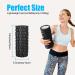 Vylaier Foam Roller - 3D Textured Fascia Roll for Deep Muscle Massage | Ideal for Pilates Yoga & Sports - Standard Middle-Hard Black - Buy Online on GoSupps.com