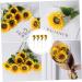 Cabilock 4pcs Simulated Sunflower Silk Flower Household Decorative Flower - Buy Online on GoSupps.com