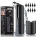 Ear Wax Removal - Electric Ear Cleaner - Ear Cleaning Kit with 4 Pressure Modes - Safe & Effective Ear Irrigation Flushing System - Ear Irrigation Kit with Basin & 10 Tips Black
