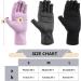 3 Pairs Gray L Compression Craft Arthritis Fingerless Gloves for Joint Relief - Ideal for Quilting, Sewing, Knitting, Typing, and More - Buy Online on GoSupps.com