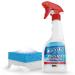 Draxus Profi upholstered cleaner (500ml) I stain remover incl. Upholstered sponge for car sofa couch & more i highly effective textile cleaner against stubborn stains