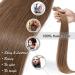 Elailite Invisible Tape Extensions - 20PCs Remy Real Human Hair 30cm 40g #06 Light Brown - Smooth Natural Look for Flawless Hair - Buy Online on GoSupps.com