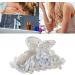 HUSHUI Hair Claw Clips Non Slip Flower Claw Clips Elegant Flower Design Spring Claw Clip for Women and Girls Thin Thick Hair (Light Blue) - Buy Online on GoSupps.com