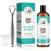 Coconut Pulling Oil Mint Oil Pulling Mouthwash with Tongue Scraper Natural Pulling Oil with Coconut & Peppermint Oil for Teeth Whitening Fresh Breath and Healthier Gum