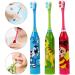 Kids Automatic Soft Toothbrush Set | Gentle Cartoon Whitening Heads | Suitable for Toddler | Vibrating & Sensitive | Assorted Colors | 18.5X2.3X2.3cm - Buy Online on GoSupps.com
