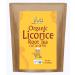 Jiva Organics Organic Licorice Root Tea (Cut & Sifted) Bulk 1 Pound Kraft Bag - Non-GMO, Dried & Pure - Glycyrrhiza glabra