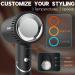 110000 RPM High-Speed Hair Dryer for Curly Hair - 1400W Low Noise Iconic Quick Drying with Diffuser & Nozzle - Negative Ion Technology | Perfect Gift - Buy Online on GoSupps.com