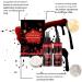 Washable Artificial Blood | Realistic Liquid Makeup - Liquid Soap Cleanser Face Makeup for Vampire Zombie Costumes Men Women - Buy Online on GoSupps.com