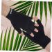 COOLHIYA 1 Pair UV Gloves summer sunblock gloves nail dryer UV glove summer beach gloves gel fingerless gloves for women UV protection fabric Miss sun protection handguard 19.5x8cm Black - Buy Online on GoSupps.com