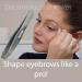 Professional Sloping Tip Stainless Steel Tweezers for Eyebrow Shaping | Hair Removal Tool with Bonus Protective Cover - Ideal for Men & Women - Buy Online on GoSupps.com