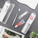 Travel Toothbrushes Set - 4-Pack with Holder & Floss Picks | Ideal for Home Travel & Hotels - Buy Online on GoSupps.com