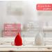 Buy 2 Avaloona Menstrual Cups - Hygienic Sustainable Vegan - Double Pack (Large Strawberry) | Medical Silicone Anti-Allergen - Buy Online on GoSupps.com