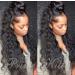 Brazilian Virgin Human Hair Wigs for Black Women Curly 360 Lace Frontal Wig Human Hair with Baby Hair Body Wave 360 Full Lace Wig Pre Plucked 9A Curly 360 Lace Wig Human Hair 150% Density 14" 14 Inch (150% Density) #NC 360 wig