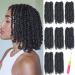 8 Inch Pre-twisted Passion Twist Hair - 8 Packs Pre-looped Synthetic Crochet Braids for Black Women in 1B# Color - Buy Online on GoSupps.com