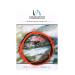 MAXIMUMCATCH Fishing Line Tenkara Line Braided Nylon Line in 11/12/13 FT 3 Colors Orange/Black 12ft
