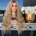 Shop Women's Gradient Front Lace Wigs - Long Curly Big Wave Hair | International Shipping - Buy Online on GoSupps.com