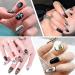 CAMLO 3D Cross Nail Art Charms - Silver Chrome Mixed Styles for DIY Manicure Decor - Buy Online on GoSupps.com