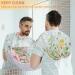 Beard Bib Apron for Men | Non-Stick Waterproof Hair Catcher - Floral Rose Design for Easy Grooming & Trimming - Buy Online on GoSupps.com