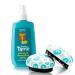 T is for Tame Bundle - Hair Taming Spray for Frizz Static Flyaways & Bed Head for Toddlers & Kids and 2 Flexible Bristle Detangling Brushes Spray is a 100% Natural Hair Product