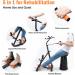GOREDI Foldable Pedal Exerciser - Portable Under Desk Bike for Arm/Leg Workout - Mini Exercise Bike for Office & Seniors - LCD Monitor - Black/Orange - Buy Online on GoSupps.com