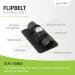 FlipBelt Night Running Light Waist Lamp | USB Rechargeable 500 Lumens | Waterproof & Adjustable Brightness | White LED Lights for Runners - USA Company - Buy Online on GoSupps.com