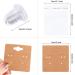 Earring Card Holder with Display Cards, Backs, and Self-Sealing Bags - Jewelry Display Solution - Buy Online on GoSupps.com