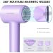 Professional Ionic Diffuser Hair Dryer | High-Speed 110 000 RPM Blow Dryer for Curly Hair | Lightweight Low Noise Travel Hairdryer - Upgrade Your Home Salon Experience - Buy Online on GoSupps.com