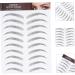 CANIGHT 12 Sheets False Eyebrows Tattoos Eyebrow Transfers Stickers for Women water proof stickers - Buy Online on GoSupps.com
