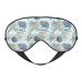 Algae Corals and Seashells Print Sleep Masks Comfortable & Super Soft Eye Mask with Adjustable Strapsoft Filling Lightweight for Home Or Travel Use
