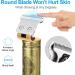 Professional Zero Gapped T-Blade Hair Clippers for Men - Cordless Rechargeable Trimmer with LCD Display - Electric Beard and Hair Cutting Kit - Bronze - Buy Online on GoSupps.com