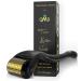 Nikka Notto QMD Derma Roller Hair Growth: Beard Roller for Beard Growth for Men - Dermaroller .25mm Face Skin Care for Women's Beauty. Banish Scars Derma-Roller Gold