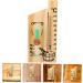 Ganazono 2-St Sauna Timer Hourglass Toy - 15 Minute Wooden Sauna Dater & Desk Attachment for Baby Room - Perfect Wooden Glass Timer & Thermometer - Buy Online on GoSupps.com