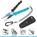 FLISSA Fishing Tool Kit - Gripper, Scale, Knife, Pliers & Lanyard - 4-Piece Set - Buy Online on GoSupps.com