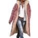 Hanxiulin plush jacket oversize warm lined fleecemantel women fleece jacket winter color variants transition jacket winter coat synthetic fur light outdoor jacket winter jacket red xxl