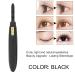 Heated Eyelash Curler for Women - Professional Quick Heating & Long Lasting Battery Powered Tool (Black - Buy Online on GoSupps.com