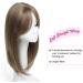 Ms Taj 18 Ash Light Brown Hair Topper - Long Layered Synthetic Clip-in Piece for Women | Add Volume and Style - Buy Online on GoSupps.com