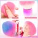 ANGNYA Soft Kabuki Nail Dust Brush for Acrylic Nails - Pink White Hair with Gradient Handle - Buy Online on GoSupps.com