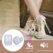 Molain 8 Pairs Sole Protector Heel Pads Transparent Rubber Bottom Caps Savers Covers High Heels Repair Replacement Inserts Caps Tips Guard Women Shoes Boot for Weddings Grass Garden - Buy Online on GoSupps.com