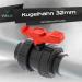 Buy VIALIA PVC Kugelhahn 32mm | Double Union Shut-Off Tap for Pool & Pond | Durable Adhesive Muffles for PVC Pipes - Buy Online on GoSupps.com
