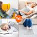 Electric Foot Warmer with 6 Heat Levels & Timers | Washable 40x40cm Heat Pad for Back Pain Relief | EU Plug International Shipping - Buy Online on GoSupps.com