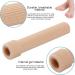 Jinpojun 3 Piece Toe Cushion Tube Cuttable Soft Gel Finger Protection Tube Bandage for Removing Corns and Bunions Treatment  - Buy Online on GoSupps.com