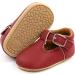 Baby Boys Girls Anti-Slip Oxford Loafer Flats 6-12 Months - Red - Buy Online on GoSupps.com