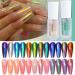 CAOQAO New Nail Beauty Liquid Powder Powder Nonfading Powder Liquid Powder Fairy Powder Manicure 5ml Gel Base Coat And Top Coat (B One Size) 1 count (Pack of 1) B - Buy Online on GoSupps.com
