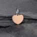 Personalized Heart Pendant for Dogs & Cats - Engraved Name Tag Badge - Unique Pet Gifts in Rose Gold - Perfect Pet ID for All Collars - Buy Online on GoSupps.com