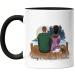 Personalized Kiddle-Design Couple with Cats Mug - Perfect Gift for Cat Moms & Dads | Unique Black Cat Owner Present - Buy Online on GoSupps.com