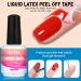 XIFEPFR Gel Nail Polish Remover Kit - Professional 2 Pack with Liquid Latex & Manicure Tools - Remove Gel Polish in 2-5 Minutes - Buy Online on GoSupps.com
